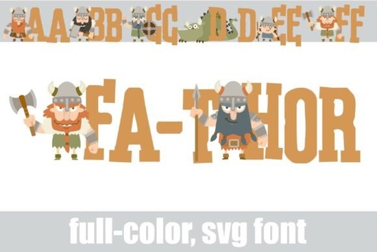 Fa-thor Font